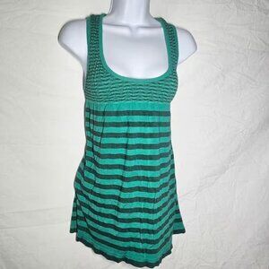 Y2K 2010s tumblr indie sleeze striped stretchy babydoll tank top